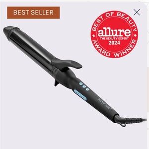 NEW Bioionic 1.5" Long Barrel Curling Iron - Black